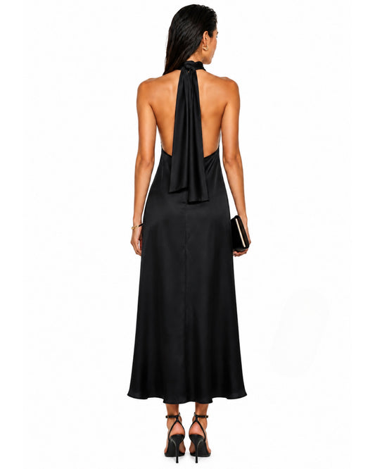 SABLE HALTER GOWN