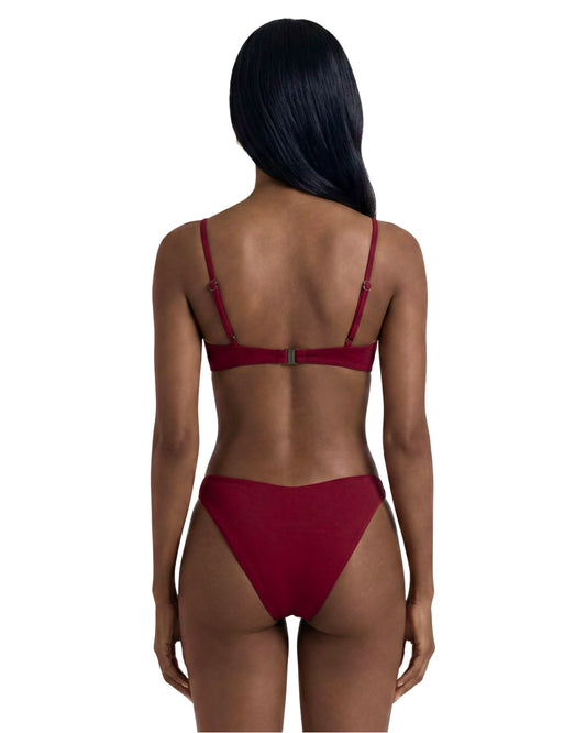 MAR BIKINI IN BURGUNDY