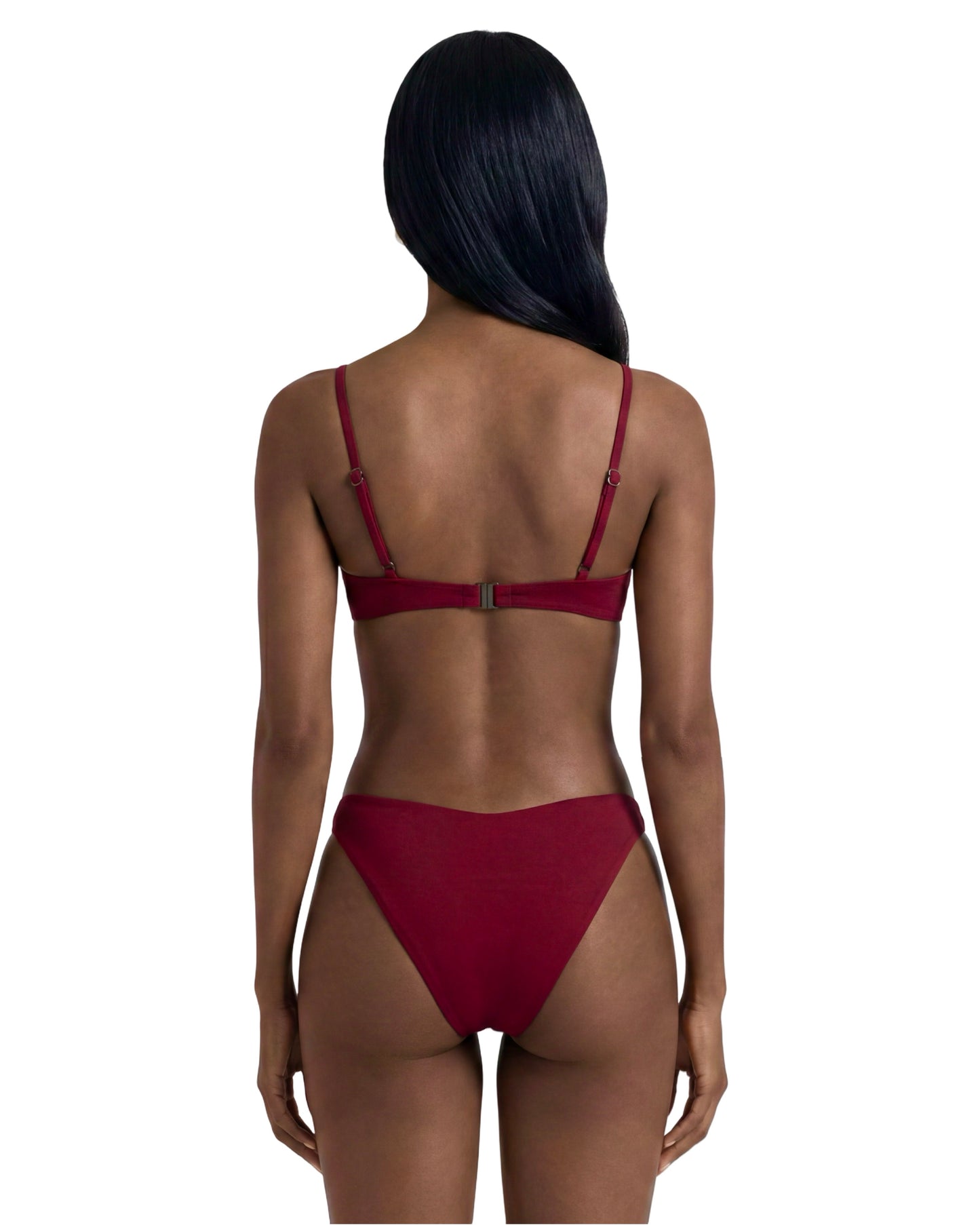 MAR BIKINI IN BURGUNDY