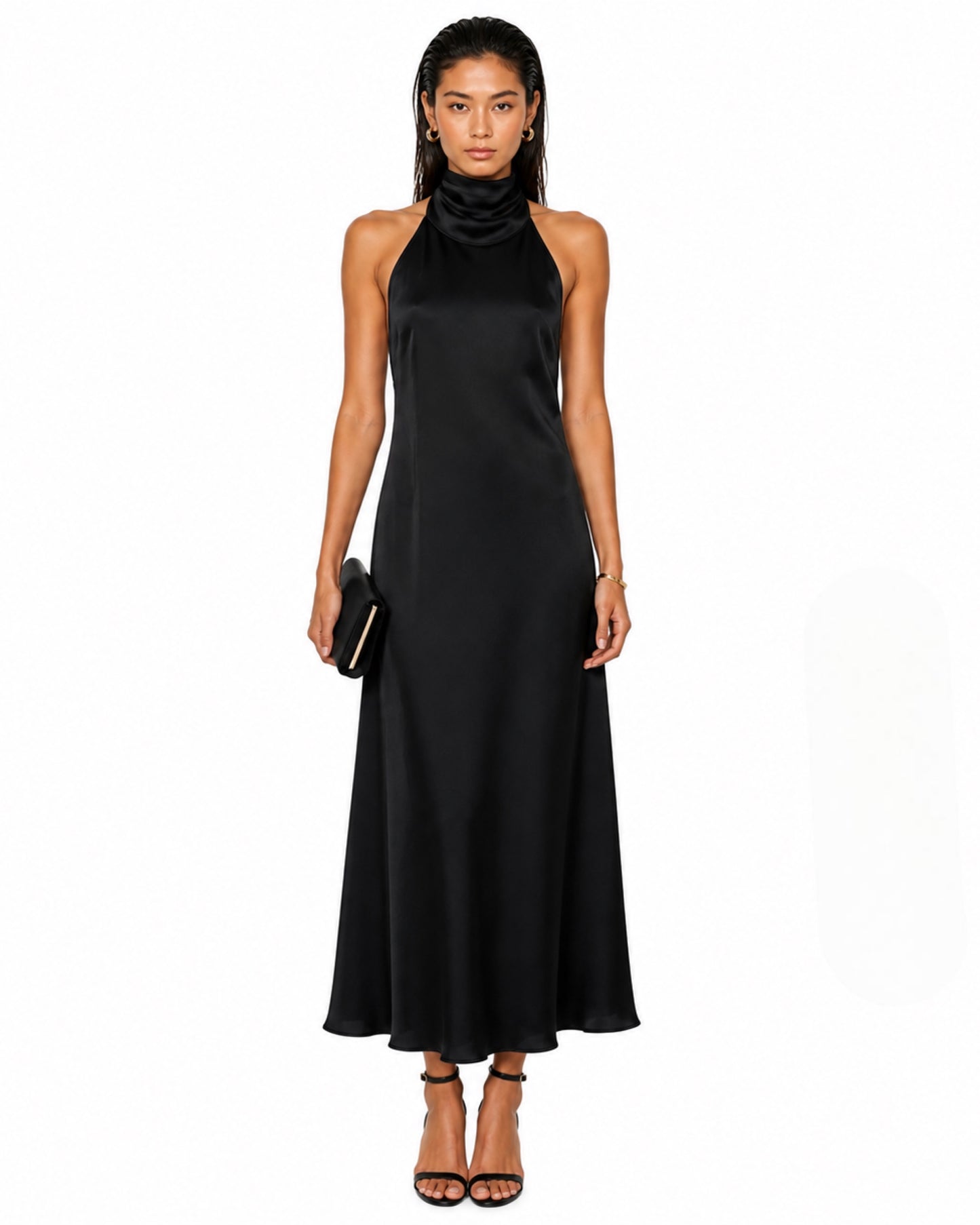 SABLE HALTER GOWN