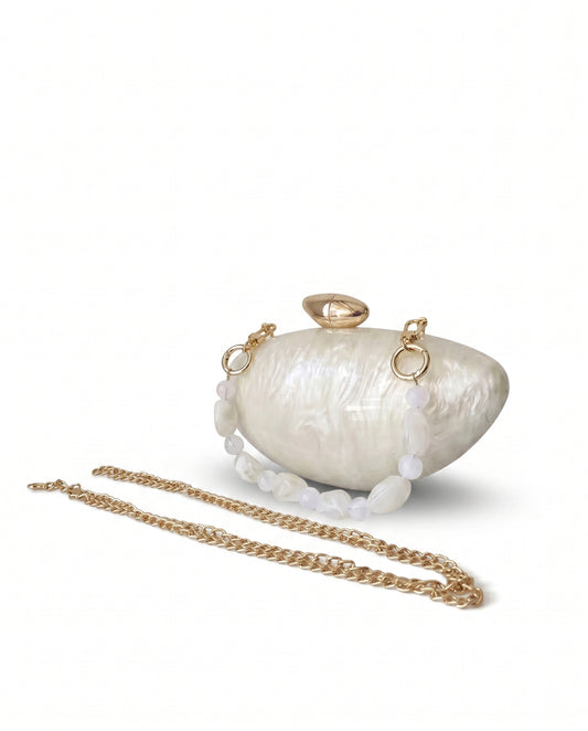 MOTHER OF PEARL CLUTCH