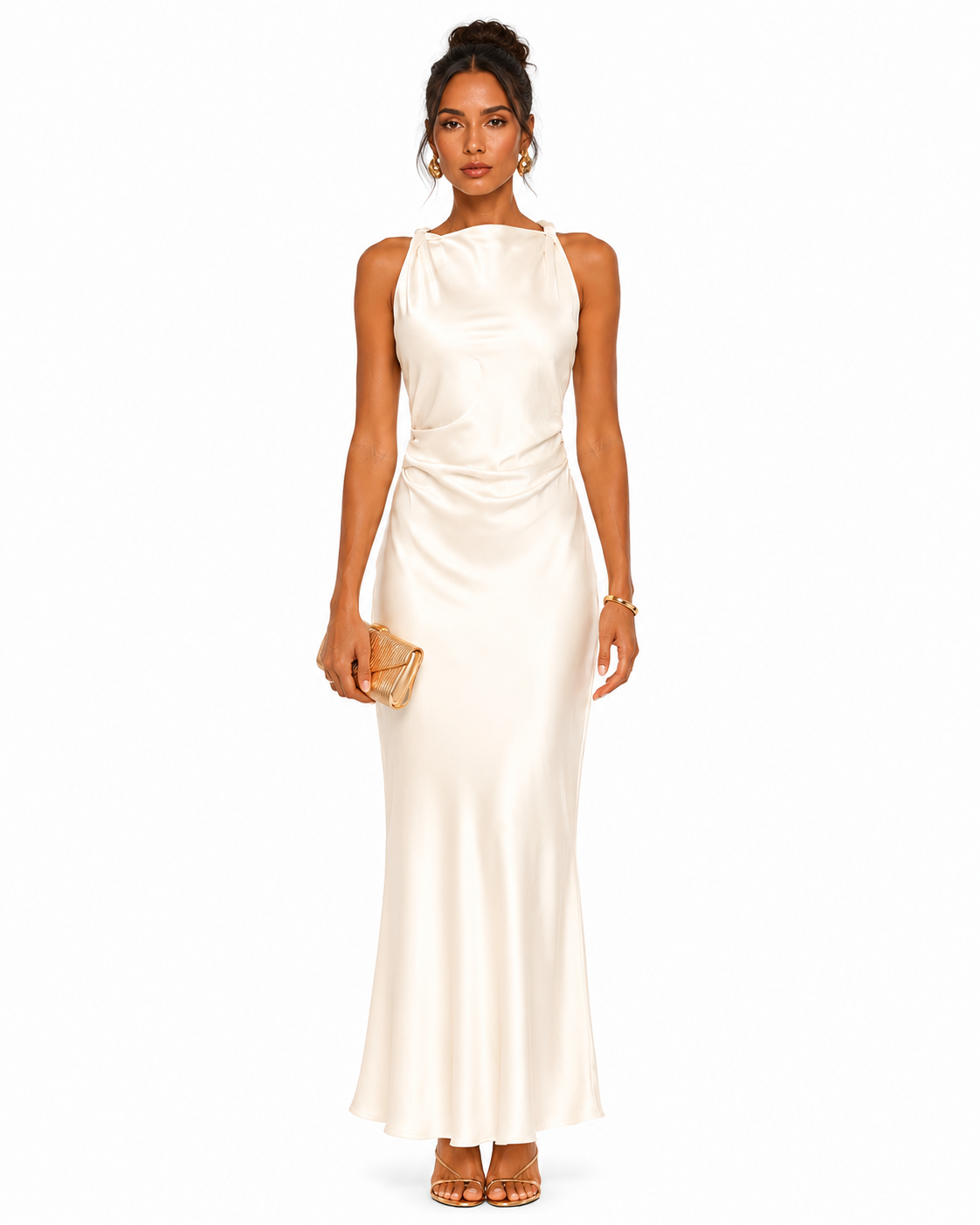 CELINE GOWN IN IVORY